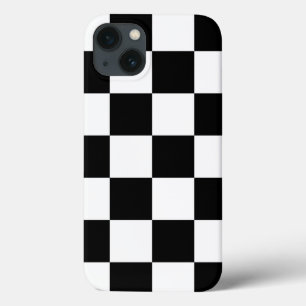 Gecontroleerd zwart-wit iPhone 13 hoesje