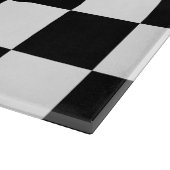 Gecontroleerd zwart-wit snijplank (Hoek)
