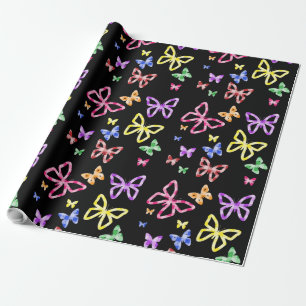 GECONTROLEERDE BUTTERFLIES CADEAUPAPIER