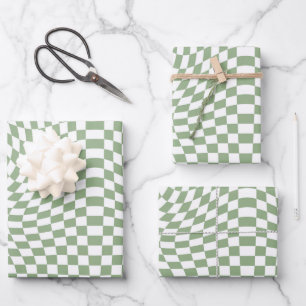 Gecontroleerde Gerichte Groene Controles van de Sa Inpakpapier Vel