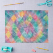 Gecontroleerde Harlequin Bleke Rainbow-monogram Tissuepapier (Craft)