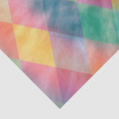 Gecontroleerde Harlequin Bleke Rainbow-monogram Tissuepapier (Detail)