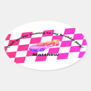 Gecontroleerde kleurrijke Stickers met ractonderst