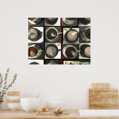 Gecontroleerde koffie poster (Keuken)