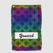 Gecontroleerde Lattice Fence door Kenneth Yoncich Golfhanddoek (Voorkant)