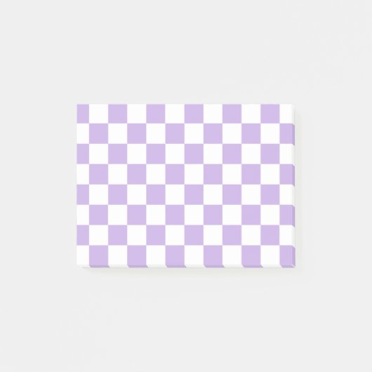 Gecontroleerde Lavender en Wit Post-it® Notes (Voorkant)