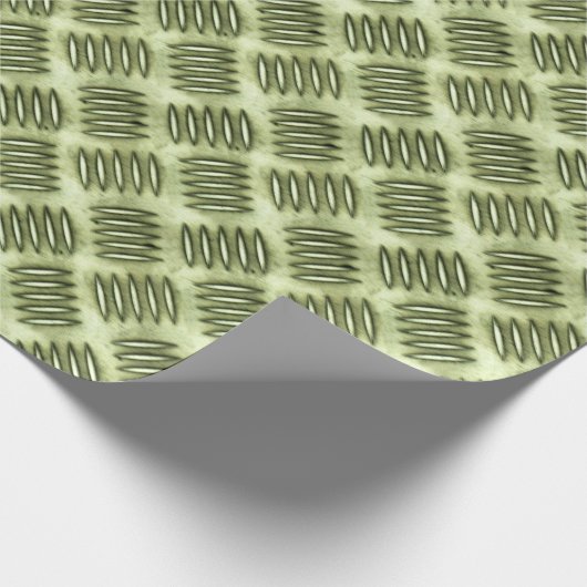 Gecontroleerde metaal roestvrij staal vloertextuur cadeaupapier (Hoek)