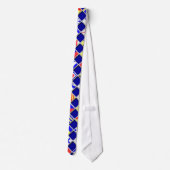 Gecontroleerde Nautical Flags Pattern Decor Stropdas (Achterkant)