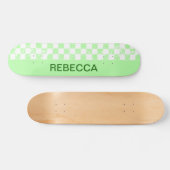 Gecontroleerde parelkalk groen skateboard (Horizontaal)