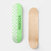 Gecontroleerde parelkalk groen skateboard (Voorkant)