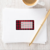 Gecontroleerde Plays Red en Black Etiket (Insitu)