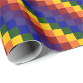 Gecontroleerde regenboog cadeaupapier (Rol Hoek)