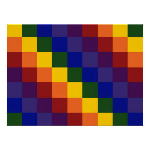 Gecontroleerde regenboog perfect poster