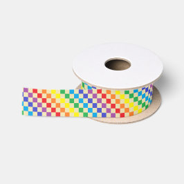 Gecontroleerde regenboogbeige lint