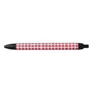 Gecontroleerde rode witte strepen Basic Fun Zwarte Inkt Pen