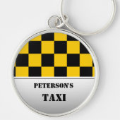 Gecontroleerde taximonogram sleutelhanger (Voorkant)