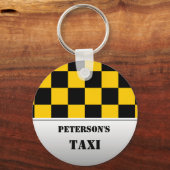 Gecontroleerde taximonogram sleutelhanger (Voorkant)