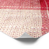 Gecontroleerde textielachtergrond. Meer van dit mo Poster (Hoek)