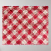 Gecontroleerde textielachtergrond. Meer van dit mo Poster (Voorkant)