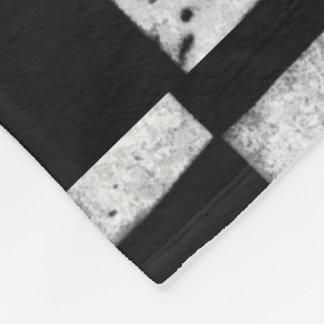 Gecontroleerde vlag-banket fleece deken