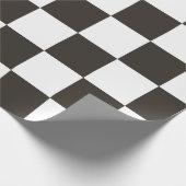 Gecontroleerde vlag (zwart en wit) (het Patroon va Cadeaupapier (Hoek)