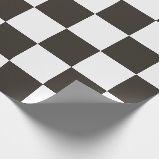 Gecontroleerde vlag (zwart en wit) (het Patroon va Cadeaupapier (Hoek)