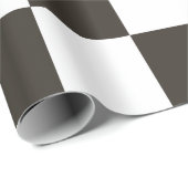 Gecontroleerde vlag (zwart en wit) (het Patroon va Cadeaupapier (Rol Hoek)