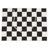 Gecontroleerde vlag (zwart en wit) (het Patroon va Groot Cadeauzakje (Voorkant)