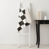 Gecontroleerde vlag (zwart en wit) (het Patroon va Sherpa Deken (In situ)