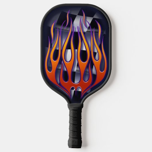 Gecontroleerde vlagvlammen pickleball paddle (Achterkant)