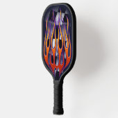 Gecontroleerde vlagvlammen pickleball paddle (Links)