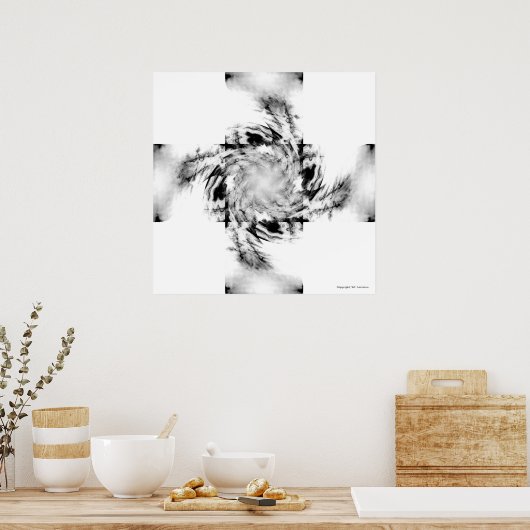 Gecontroleerde wervelkolom poster (Keuken)