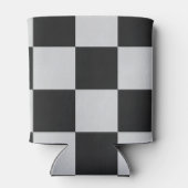 Gecontroleerde zwarte en witte vierkantjes of KLAN Blikjeskoeler (Achterkant)