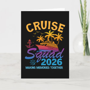 Gecoördineerde cruise-outfits voor een gezinsvakan kaart