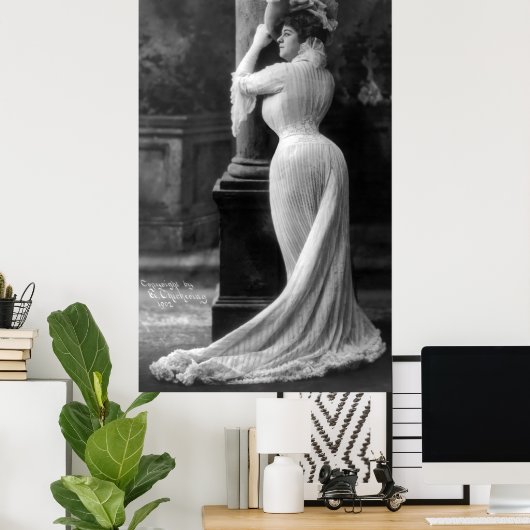 GECORDEERDE VROUW 1902 POSTER (Thuiskantoor)