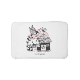 Gecorrigeerde feestelijke en feilloze woning badmat