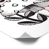 Gecorrigeerde feestelijke en feilloze woning poster (Hoek)