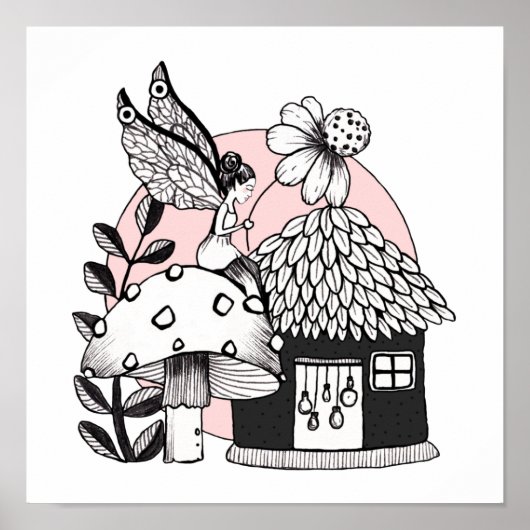 Gecorrigeerde feestelijke en feilloze woning poster (Voorkant)