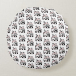 Gecorrigeerde feestelijke en feilloze woning rond kussen