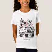Gecorrigeerde feestelijke en feilloze woning t-shirt (Voorkant)