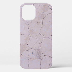 GECRACKEERDE WITTE CONCRETE VLOER iPhone 12 HOESJE