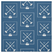 GeCrosssed-Brooms-krulverbinding - Blauw en wit