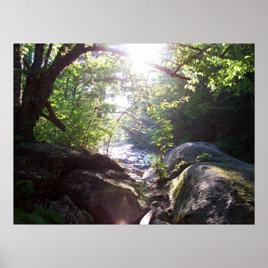 Geculpteerde Rocks Poster (Voorkant)