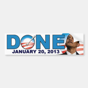 GEDAAN - 20 januari 2013 - Anti-Obama Bumpersticker