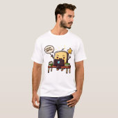 Gedaan - Baby Computer Future Engineer Funny T-shirt (Voorkant volledig)