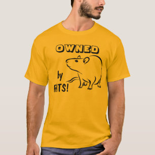 GEDAAN door ratten! T-shirt