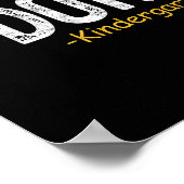 Gedaan Kleuterschool Afstuderen 2025 Geschenken Do Poster (Hoek)