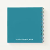 Gedacht droomdromen Plans Boho Mandala Pattern Notitieboek (Achterkant)