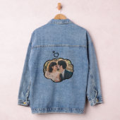 Gedachte Bubble Gevormde Gemakkelijke Gepersonalis Denim Jacket (Hangar)