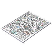 Gedachten & Dingen Schattige Kleine Doodles Notitieboek (Linkerzijde)